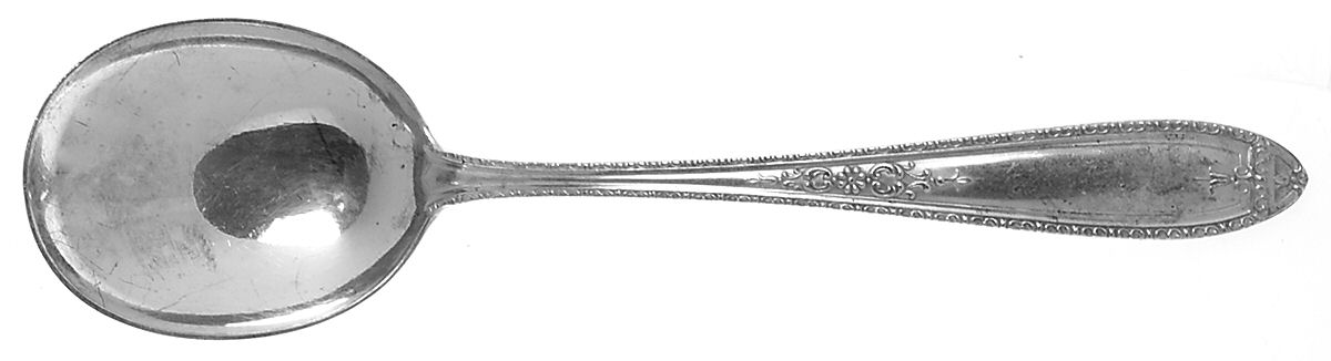 Louisiana (Silverplate, 1924) Round Bowl Soup Spoon (Gumbo) by Alvin-1
