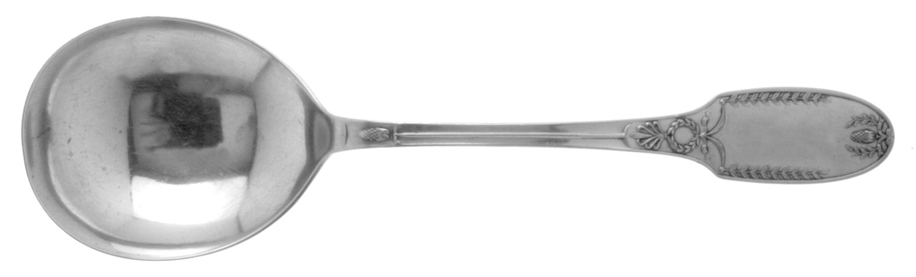 Marie Antoinette (Sterling, 1890-1910) Round Bowl Soup Spoon (Gumbo) by Alvin-1