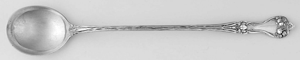 Majestic (Sterling, 1900, No Monograms) Long Handle Chocolate Muddler Spoon by Alvin-1
