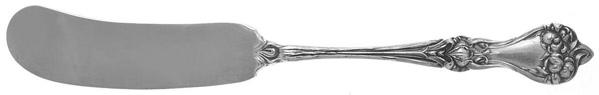 Majestic (Sterling, 1900, No Monograms) Large Flat Handle Butter Spreader by Alvin-1