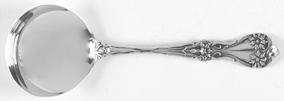 Majestic (Sterling, 1900, No Monograms) Small Short Handle Chocolate Spoon by Alvin-1