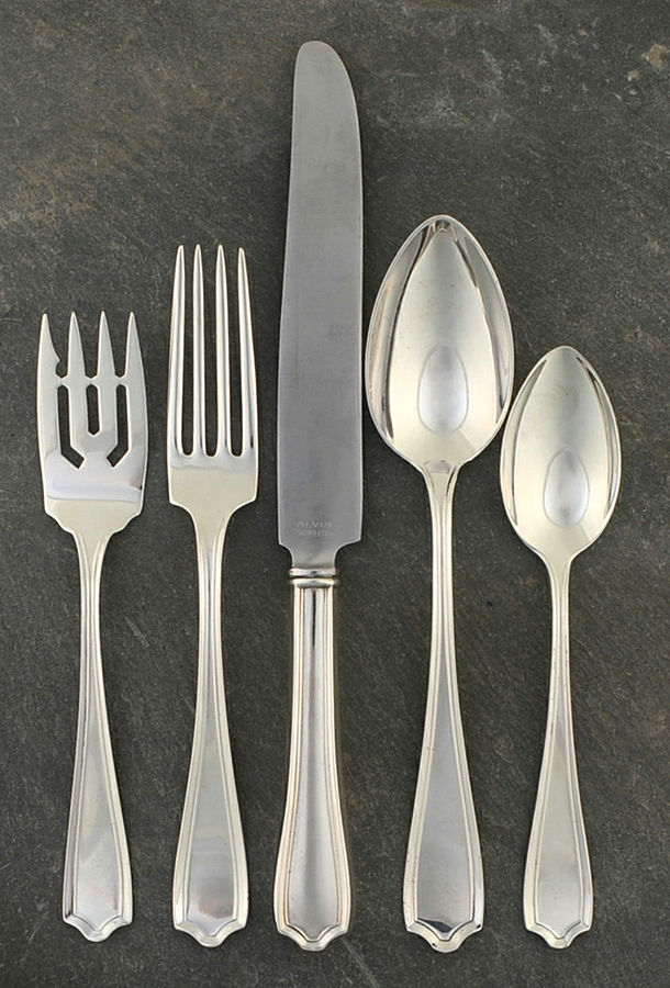 Maryland (Sterling, 1910) 5 Piece Place Size Setting by Alvin-1