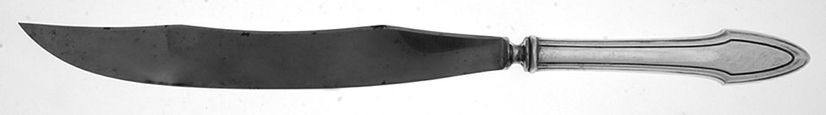 Molly Stark (Silverplate, 1916) Large Stainless Blade Roast Carving Knife by Alvin-1