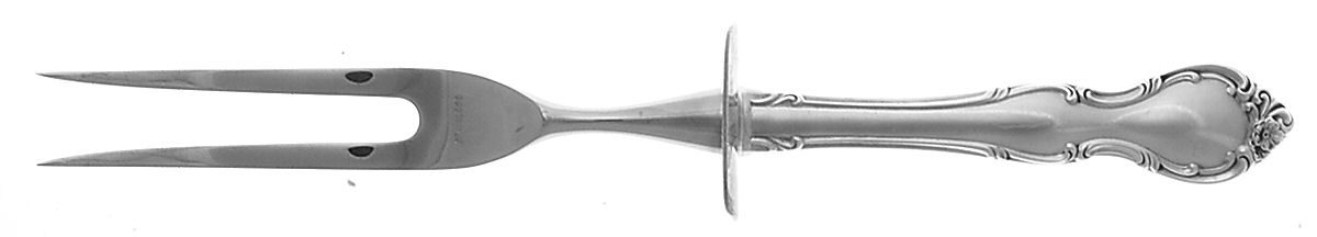 Pirouette (Sterling, 1961) Small Steak Carving Fork with Stainless Prongs by Alvin-1