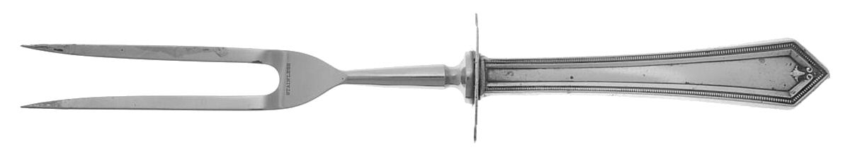 Richmond (Sterling, 1929) Large Stainless-Prong Roast Carving Fork by Alvin-1