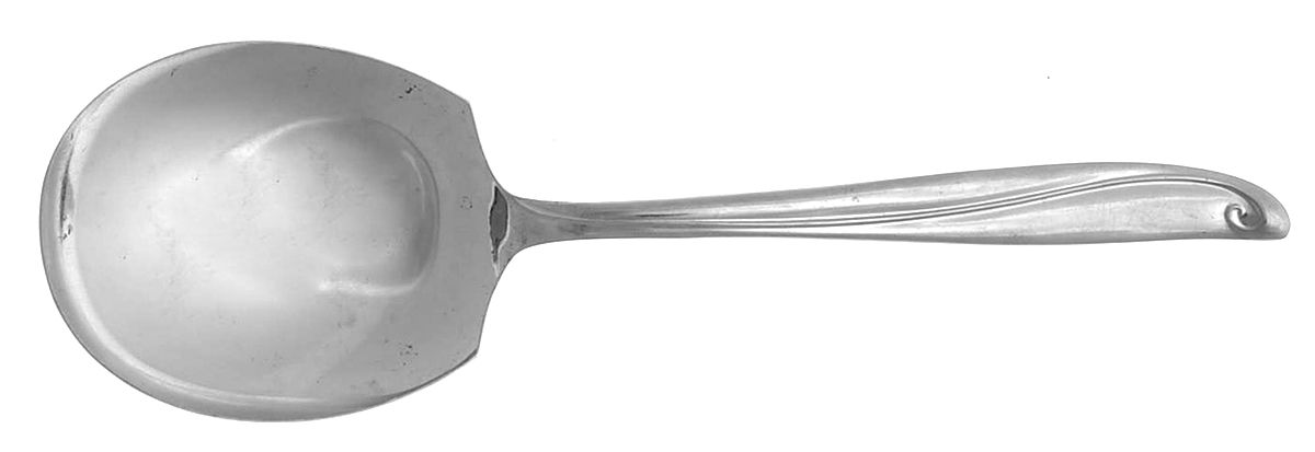 Lucerne (Stainless) Solid Smooth Casserole Spoon by AMC-1