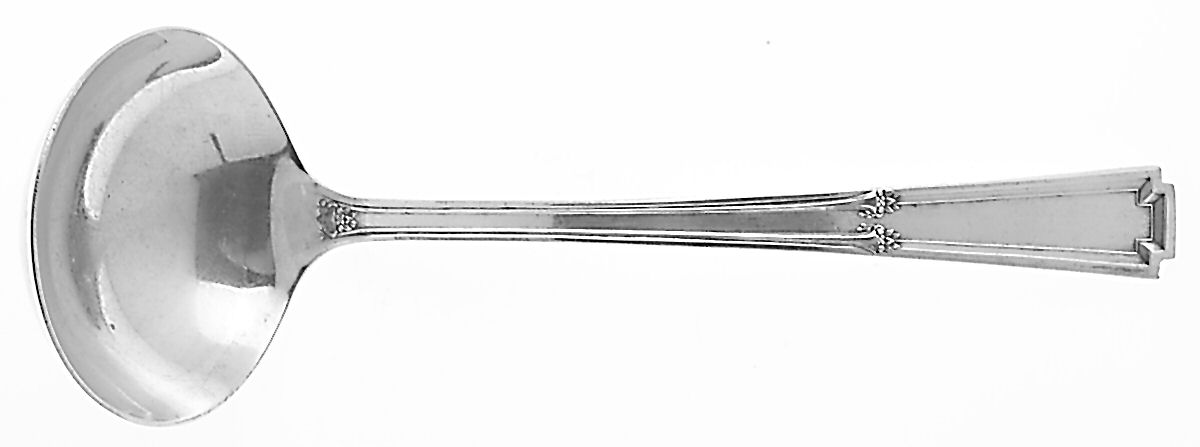 Lady Frances (Silverplate, 1925) Solid Gravy Ladle by Associated Silver-1
