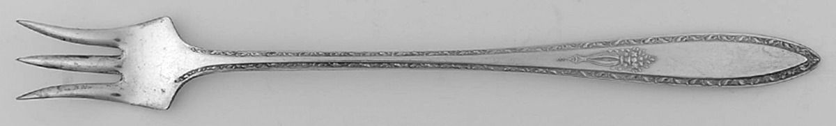 Lady Washington (Silverplate, 1925) Cocktail/Seafood Fork by Associated Silver-1