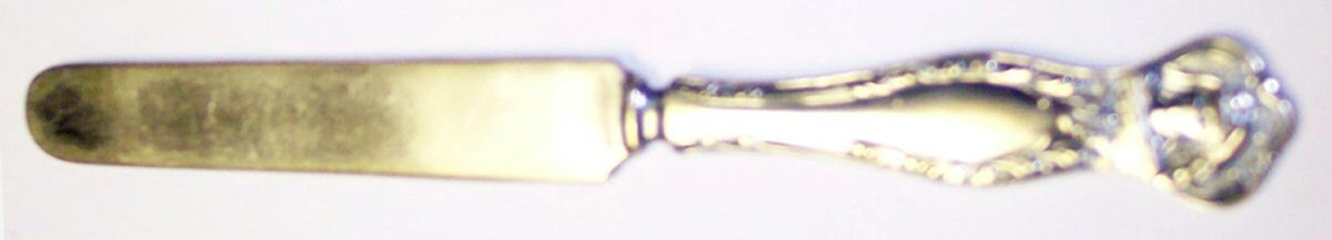 ASV1 (SILVERPLATE) Hollow Handle Youth Knife by Art Silver -1