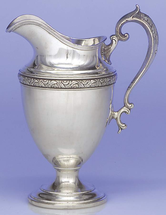 Chased Romantique (Sterling Holloware) Creamer by Alvin-1