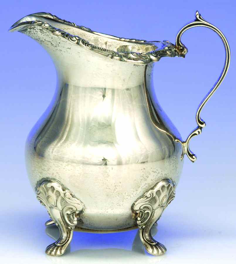 French Scroll (Sterling, 1953, Hollowware) Creamer by Alvin-1