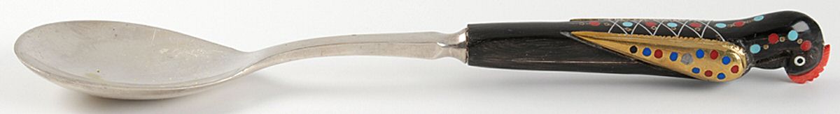 AHF1 (Stainless) Solid Salad Serving Spoon by S&A Haddad-1
