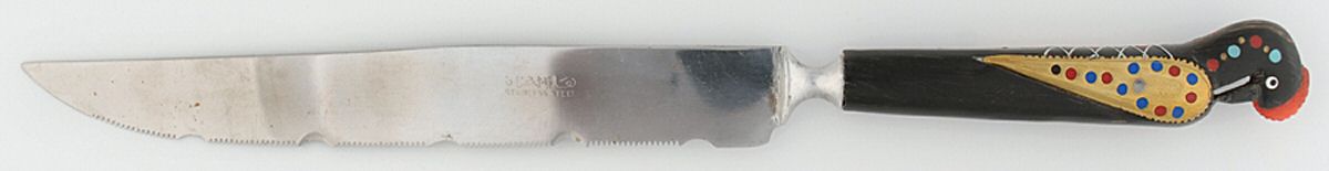 AHF1 (Stainless) Bread Knife with Stainless Blade by S&A Haddad-1