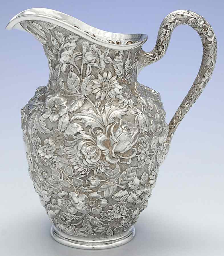 Repousse (Sterling, Hollowware) Pitcher by AG Schultz-1