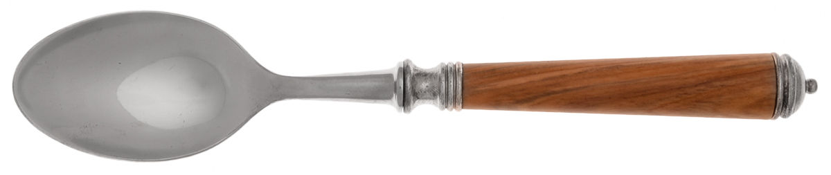 Marbella-True Box Wood (Silverplate) Place/Oval Soup Spoon by Alain Saint Joanis-1