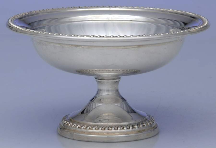146 (Silverplate, Hollowware) Round Compote (Height X Width) by Art Silver -1