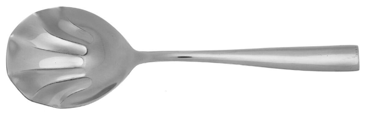 Soho (Stainless) Solid Shell Casserole Spoon by Artisanware Silver-1