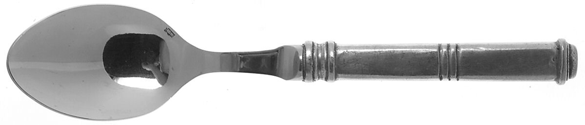 Isabella (Pewter) Place/Oval Soup Spoon by Arte Italica-1