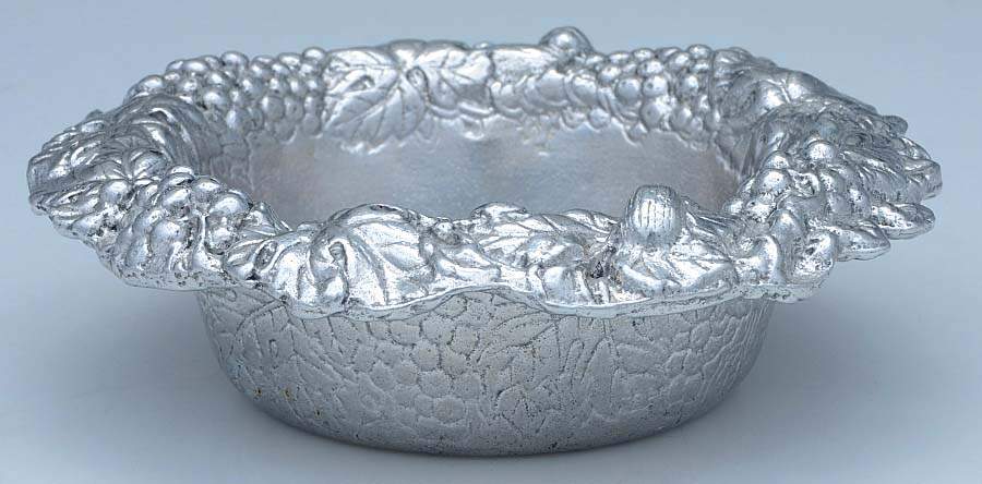 Grape (Aluminum, Hollowware) Wine Bottle Coaster by Arthur Court-1