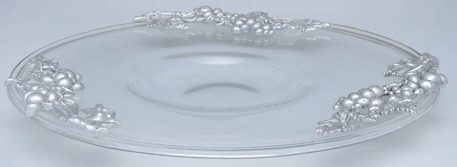 Grape (Aluminum, Hollowware) Phoenix Tray by Arthur Court-1
