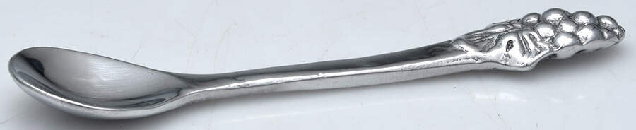 Grape (Aluminum, Hollowware) Condiment Spoon for 3 Section Condiment Bowl by Arthur Court-1