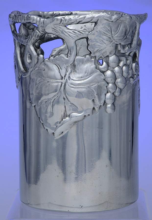 Grape (Aluminum, Hollowware) Utensil Holder by Arthur Court-1