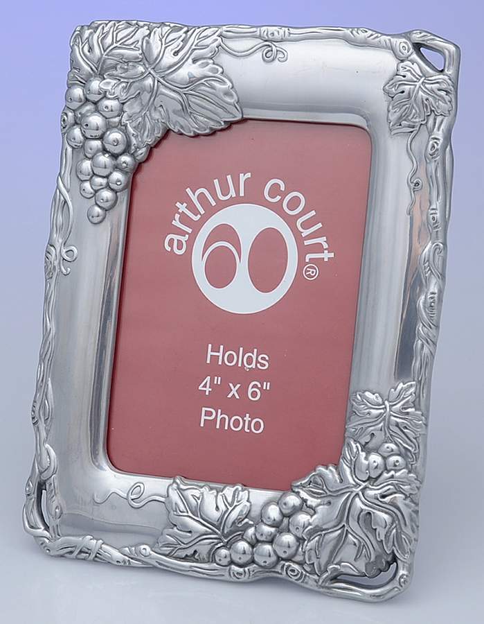 Grape (Aluminum, Hollowware) Frame-Holds 4" X 6" by Arthur Court-1