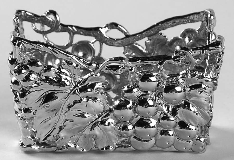 Grape (Aluminum, Hollowware) Sweetener Holder by Arthur Court-1