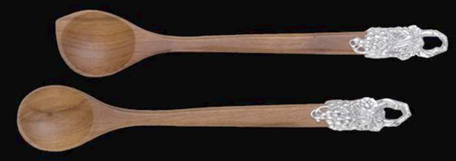 Grape (Aluminum, Hollowware) 2pc Serving Set by Arthur Court-1