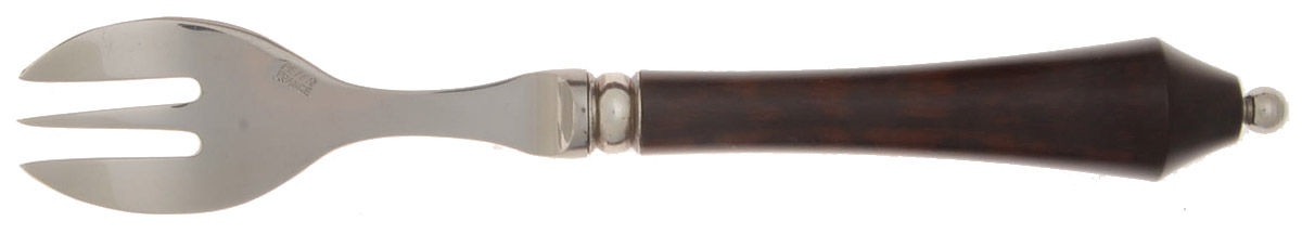 Wilson-Tiger Wood (Silverplate) Oyster Fork by Alain Saint Joanis-1