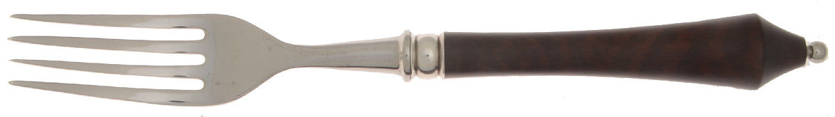 Wilson-Tiger Wood (Silverplate) Fork by Alain Saint Joanis-1