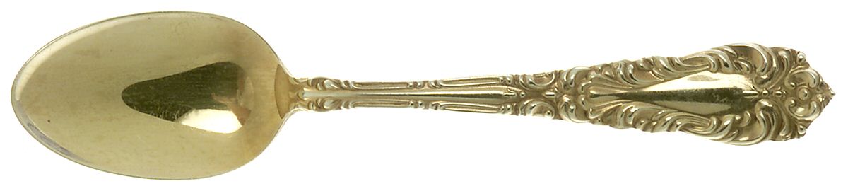 Athene-Gold Vermeil (Sterling) Teaspoon by Amston-1