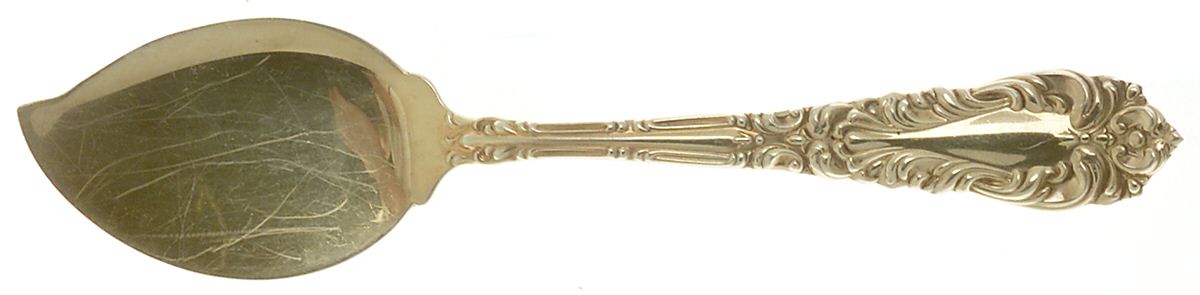 Athene-Gold Vermeil (Sterling) Large Solid Jelly Server by Amston-1