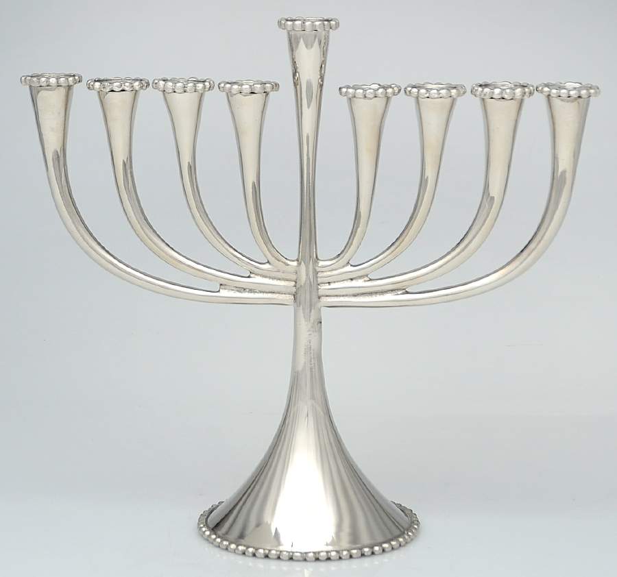 Molten (Stainless, Hollowware) Menorah by Michael Aram-1