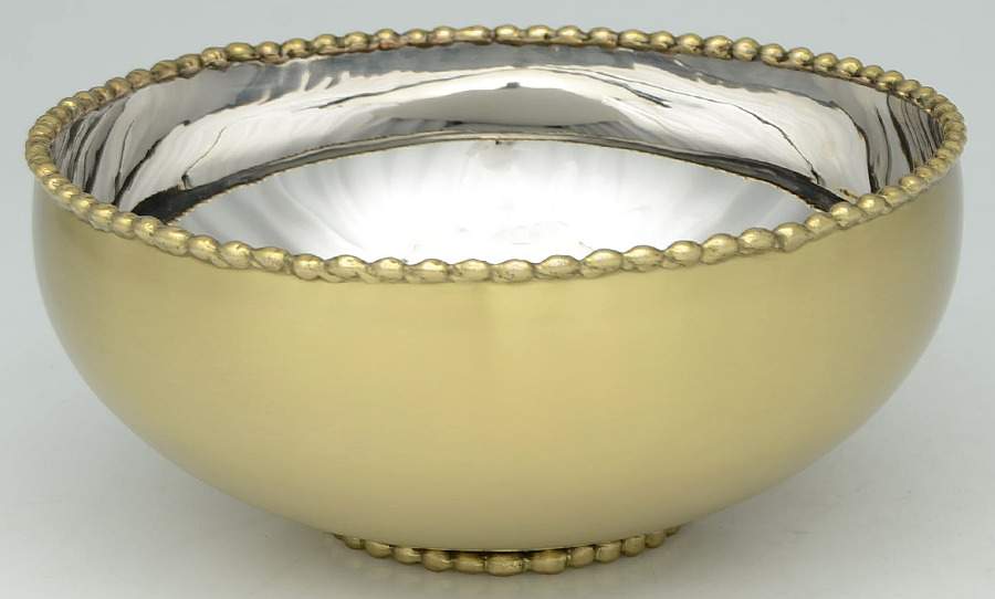 Molten (Stainless, Hollowware) 9" Round Bowl by Michael Aram-1