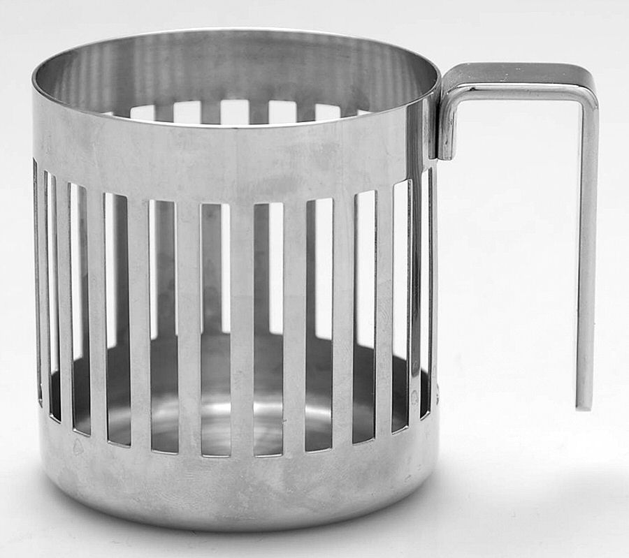 9094 (Stainless, Hollowware) Mug No Glass Liner by Alessi-1