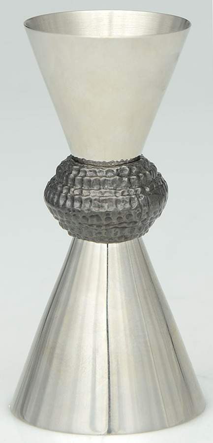 Gotham (Nickelplate, Hollowware) Double Jigger No Handle by Michael Aram-1