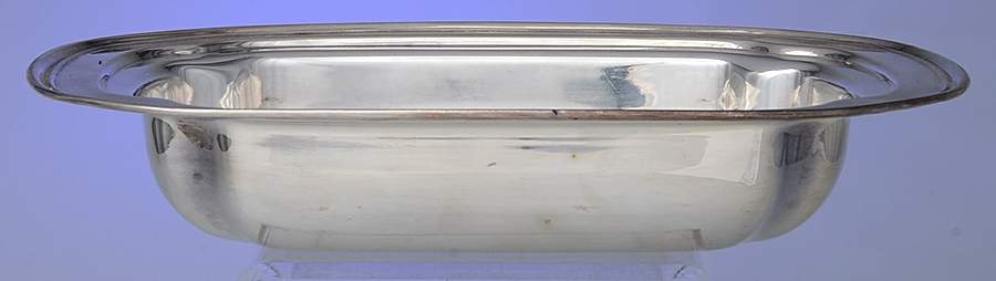 135 (Silverplate, Hollowware) 11" Oval Double Vegetable (Bottom) by Art Silver -1