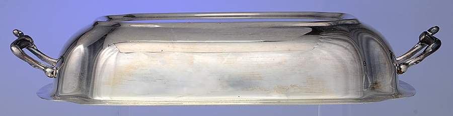 135 (Silverplate, Hollowware) 11" Oval Divided Vegetable (Top) by Art Silver -1