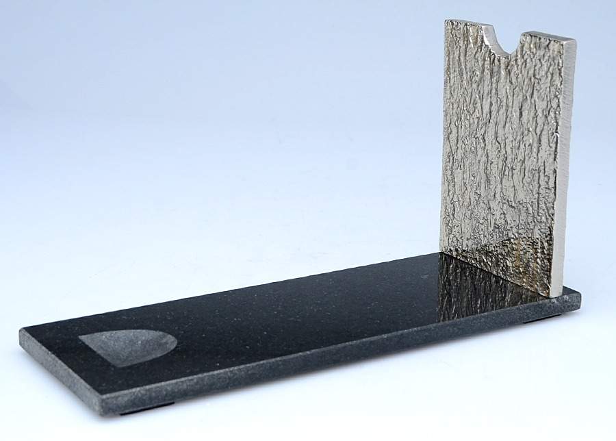 Block (Nickelplate, Hollowware) Wine Bottle Holder by Michael Aram-1