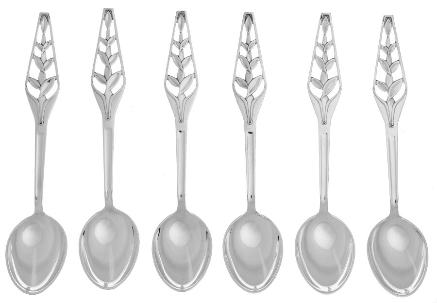 1CE  (Set of 6) Demitasse Spoons by Ceson-1