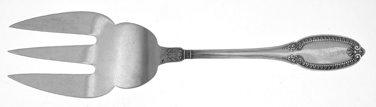 Empire-Impero (Sterling) Large Solid Fish Serving Fork by Buccellati-1