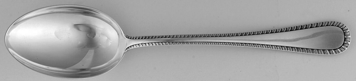 Italian Feather Edge (Sterling, Italy) Tablespoon (Serving Spoon) by Buccellati-1
