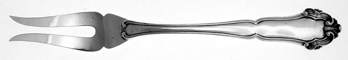 Grande Imperiale (Sterling) Large 2 Tine Cold Meat Serving Fork by Buccellati-1