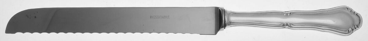 Savoy (Sterling) Bread Knife with Stainless Blade by Buccellati-1