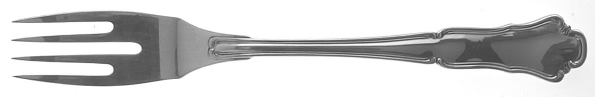 Savoy (Sterling) Large Individual Solid Fish/Salad Fork by Buccellati-1