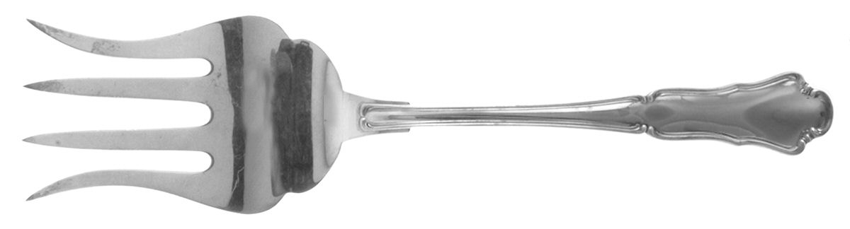 Savoy (Sterling) Solid Salad Serving Fork by Buccellati-1