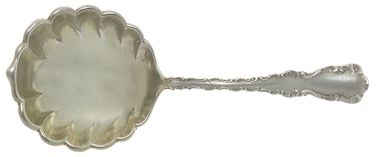 Louis XV (Sterling, 1914) Solid Bon Bon Spoon by Birks Silver-1
