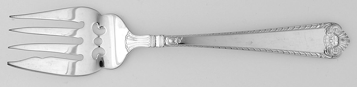 Windsor (Silverplate) Small Solid Cold Meat Serving Fork by Birks Silver-1