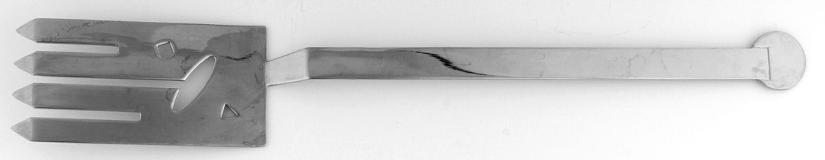 Xum (Stainless) Solid Serving Fork by Bissell & Wilhite -1
